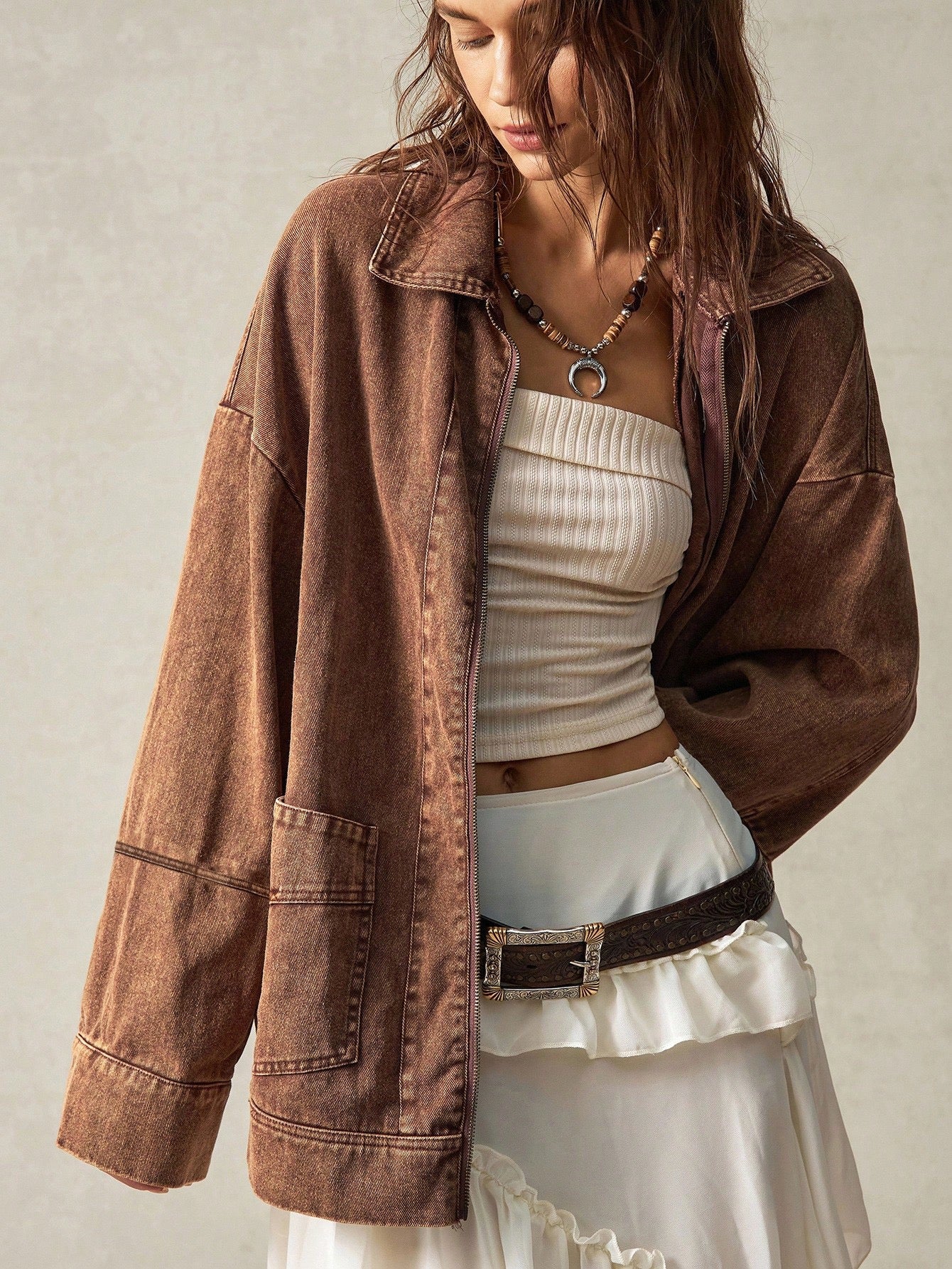 Jacket Brown