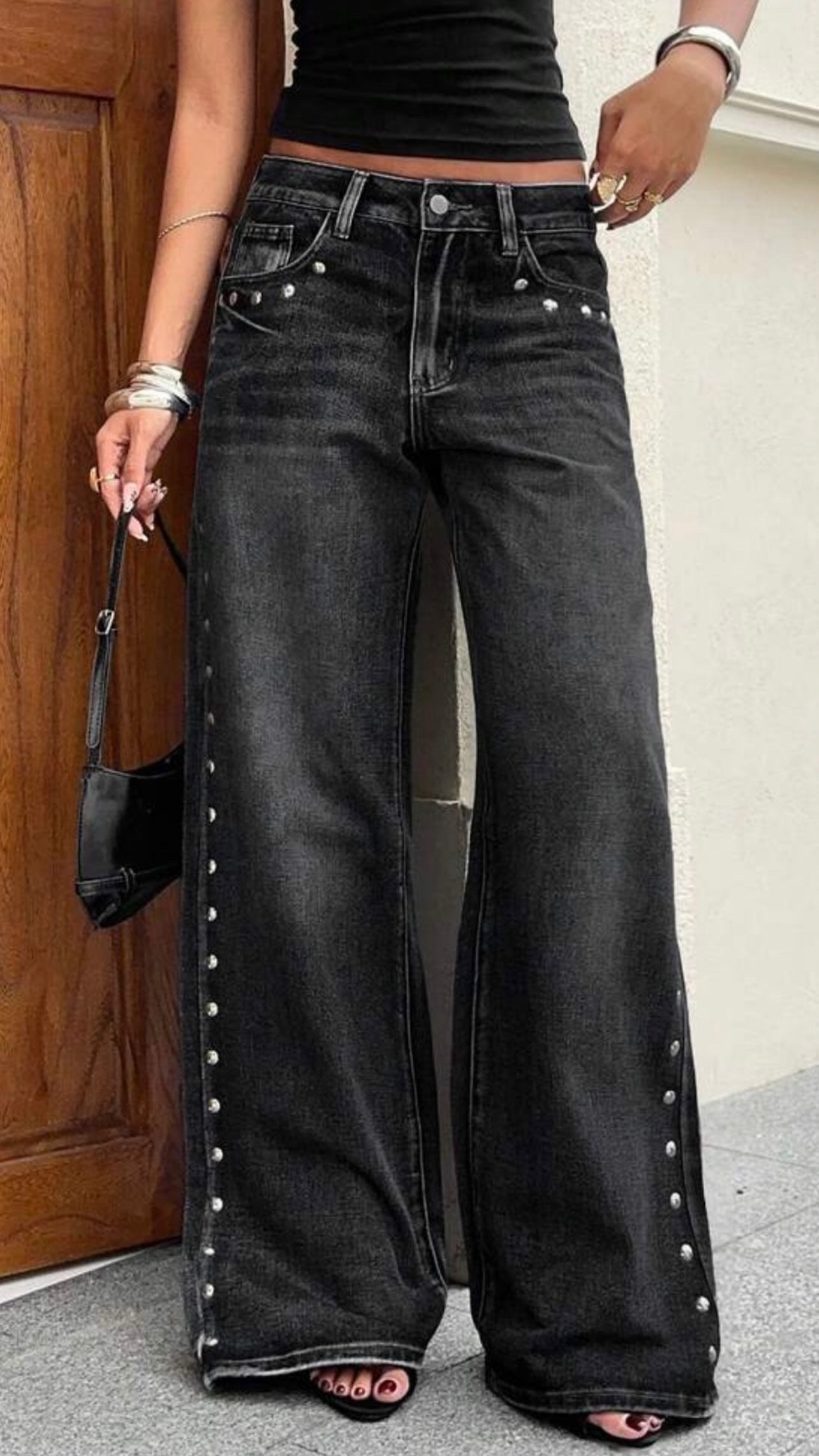 Denim tachas