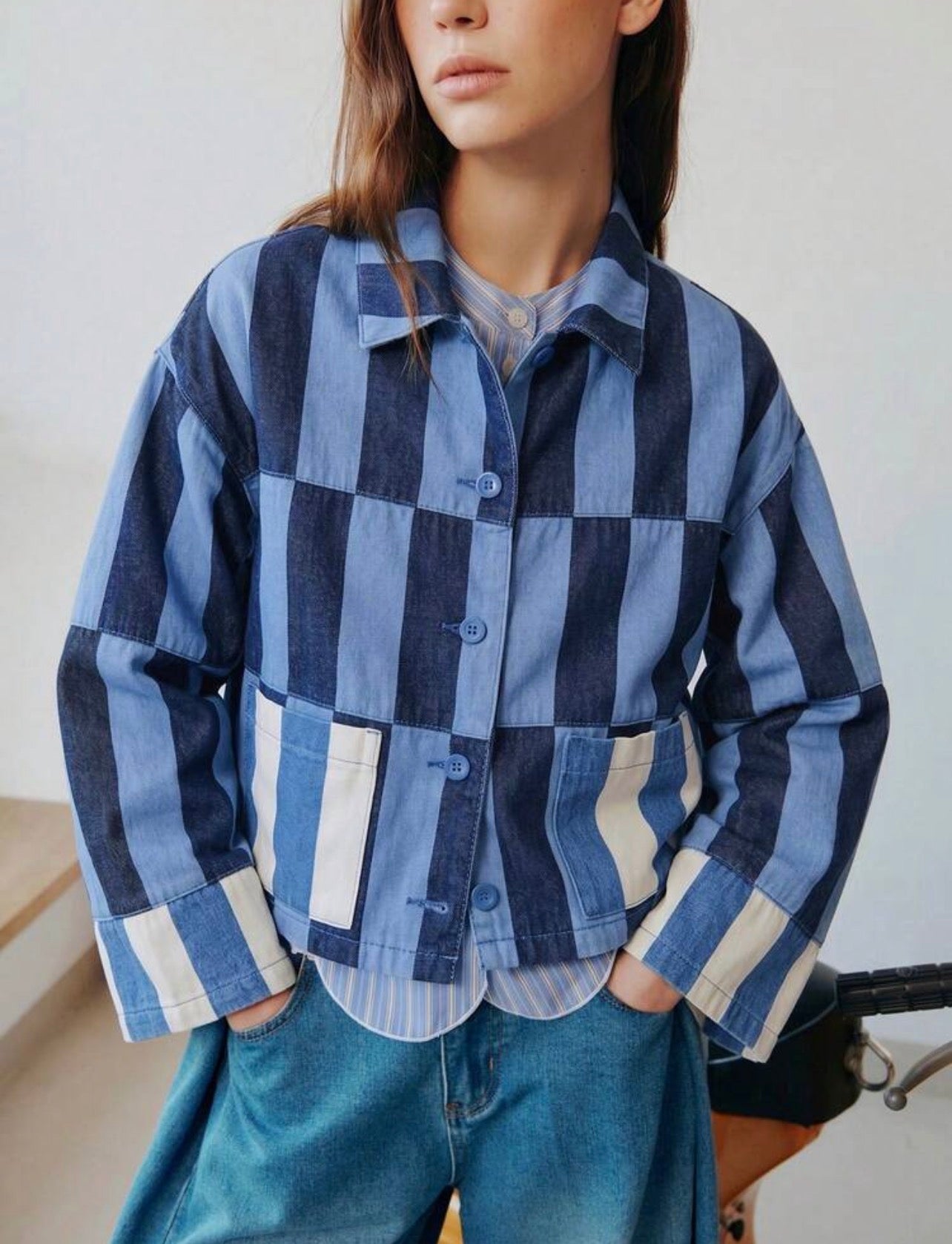 Chaqueta Dual Azul