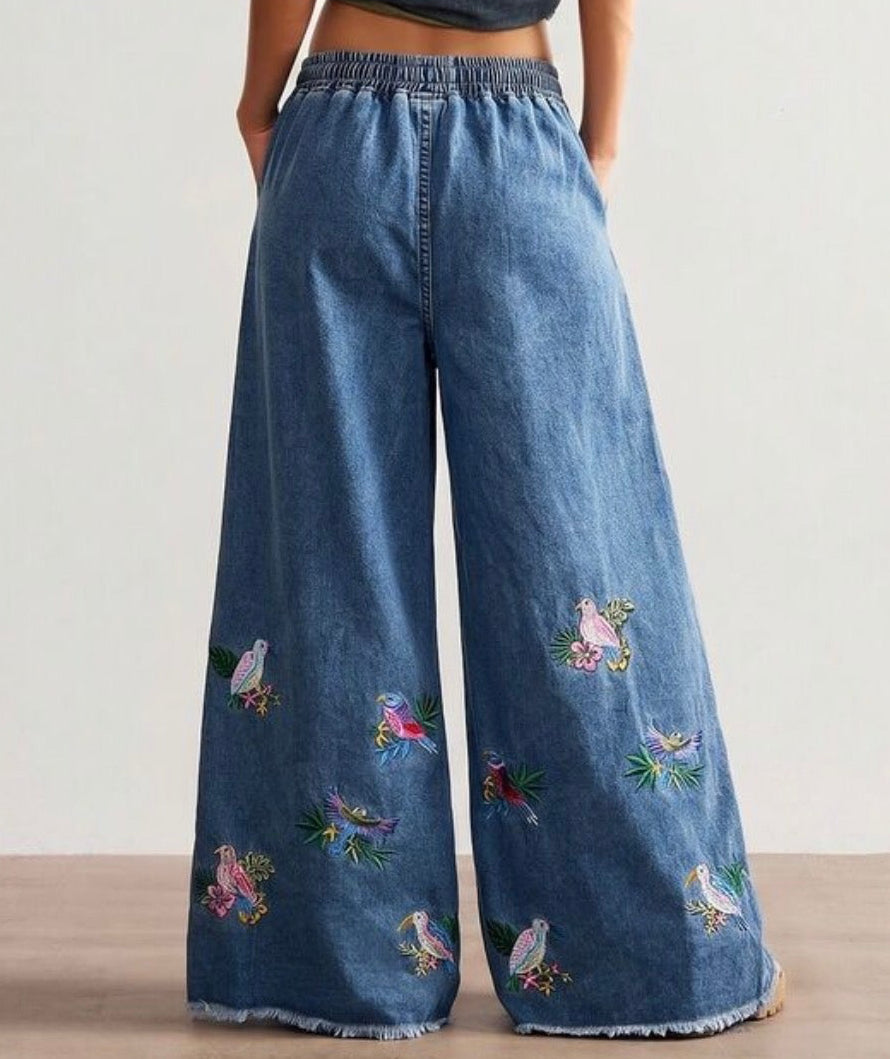 Pant con bordado