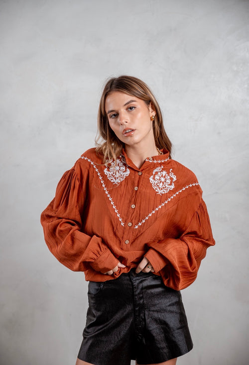 Camisa ZAIRA teja