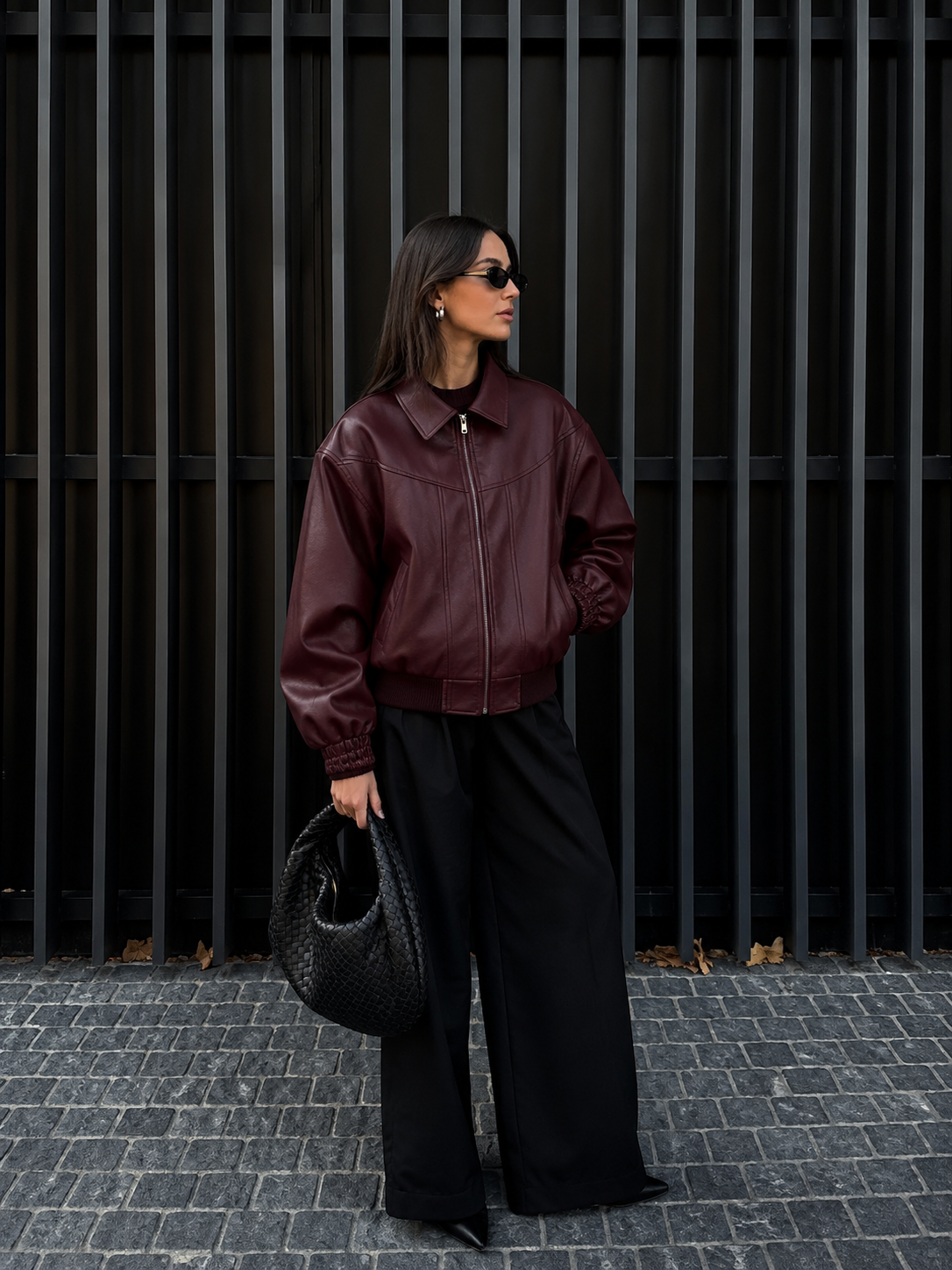 Jacket Borgoña